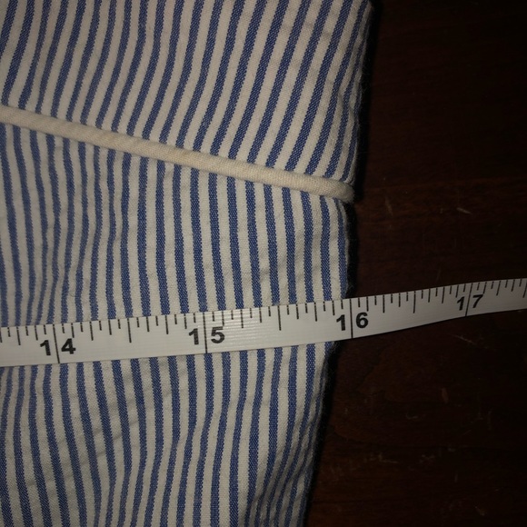 Blue and white striped seersucker sundress - Picture 4 of 5